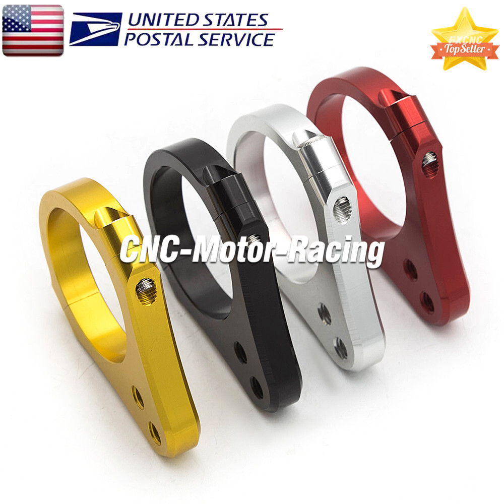 51mm CNC Universal Motorcycle Steering Damper Fork Frame Mount Clamp Bracket