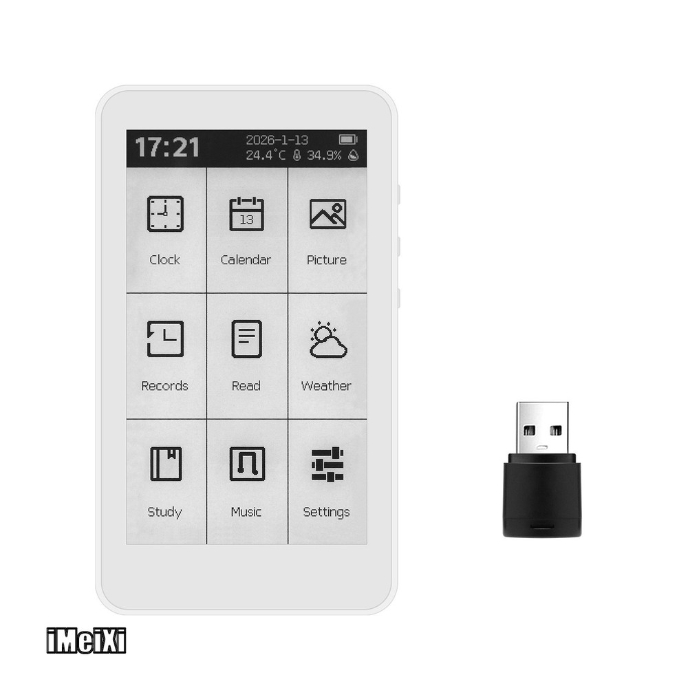 HamGeek M3 Portable E-Book Reader Touch Screen E-Paper 10-Level E-Ink Display