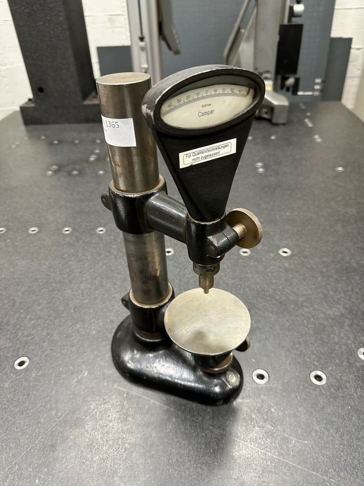 Fortuna Compar Measuring Stand Comparator Fine Pointer 0.05 Mm