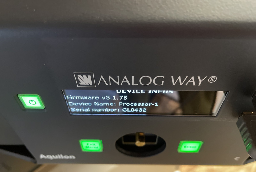 Analog Way Aquilon AQL-C Presentation Switcher