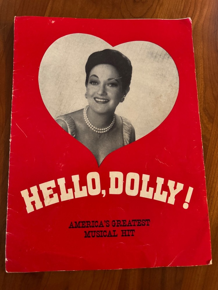 FREE SHIP! 1967 Dorothy Lamour Hello, Dolly! Program