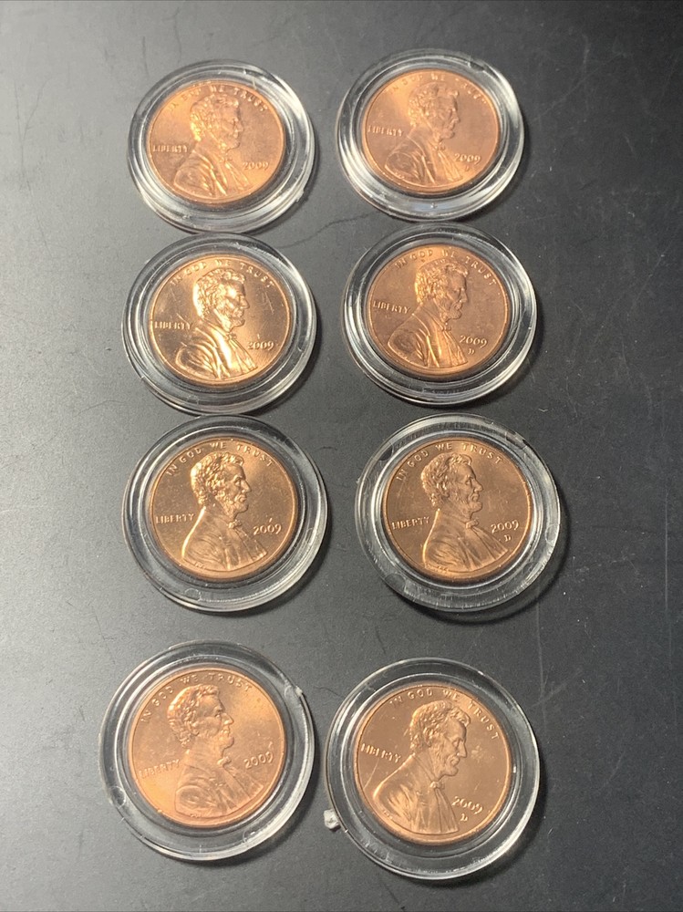 2009 P&D - 8 Coin Lincoln Penny