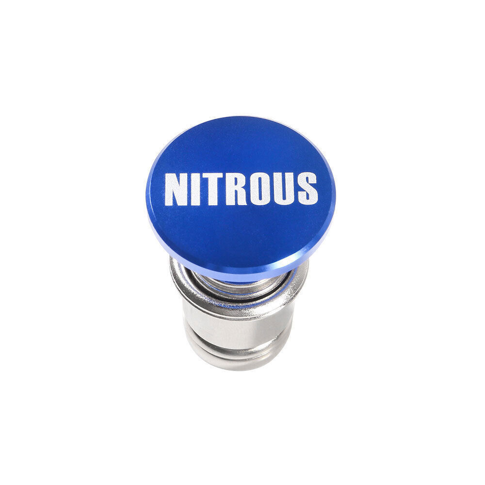 NITROUS Button Car Cigarette Lighter Aluminum Car Cigarette Lighter Accessories