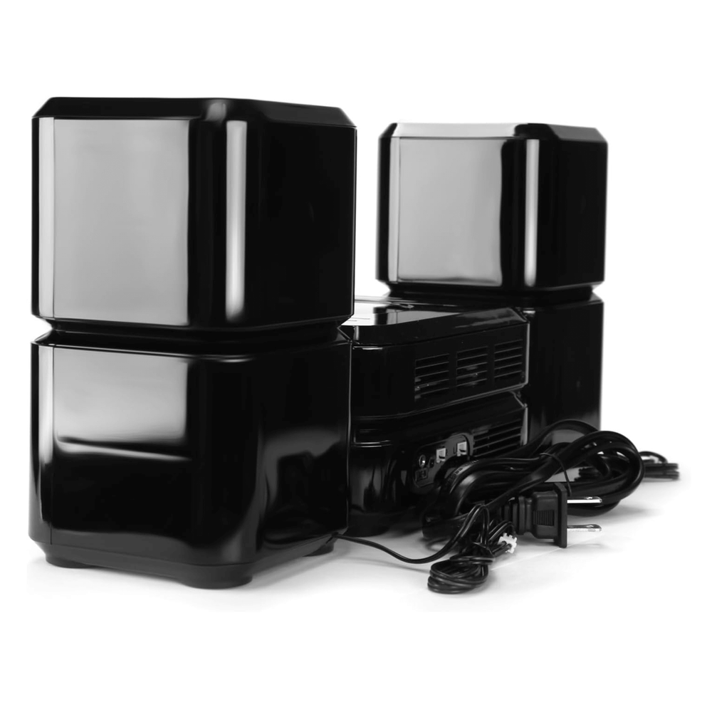 Emerson Bluetooth CD Microsystem, Featuring Multi-Device Inputs and Alarm Clock