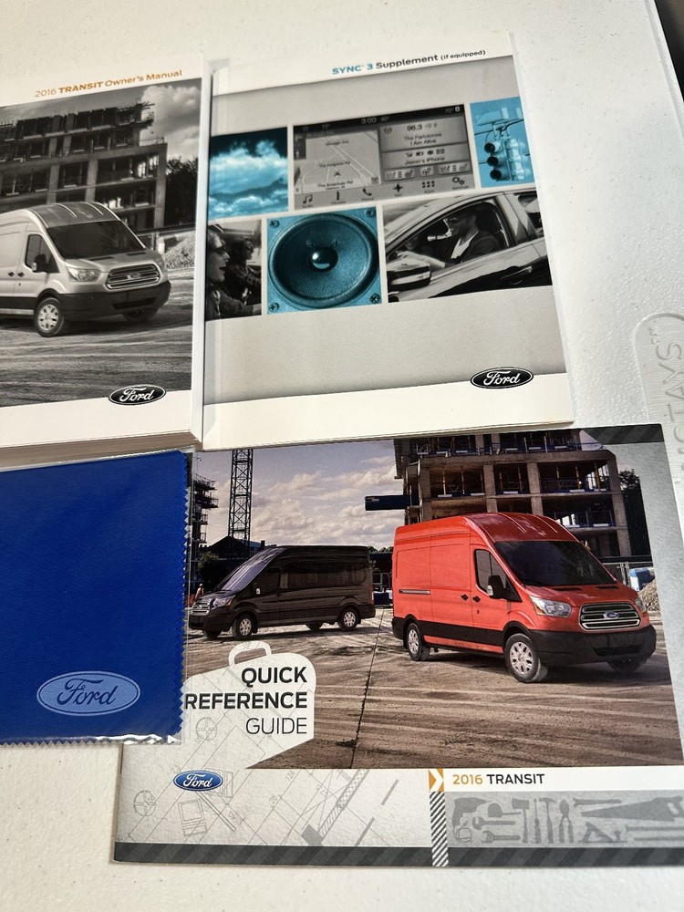 2016 Ford Transit Owners Manual Set