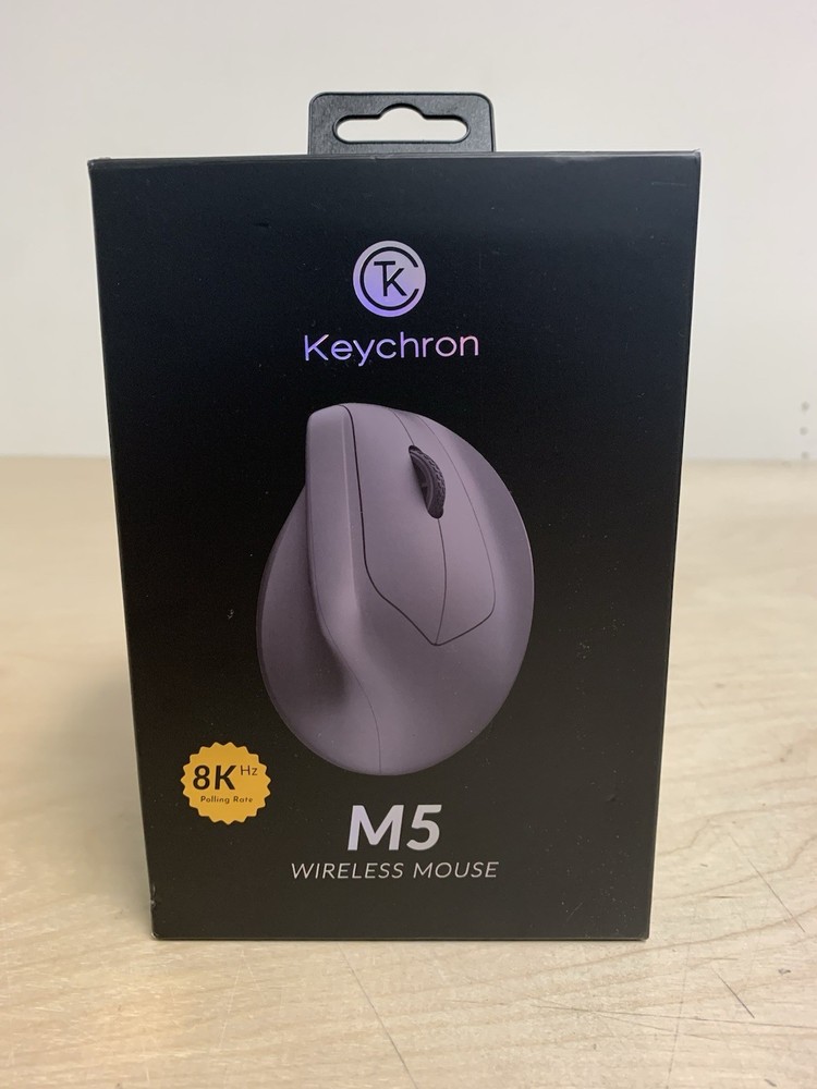 Keychron M5 Multi-Device Bluetooth Wireless Mouse Black 8K USED
