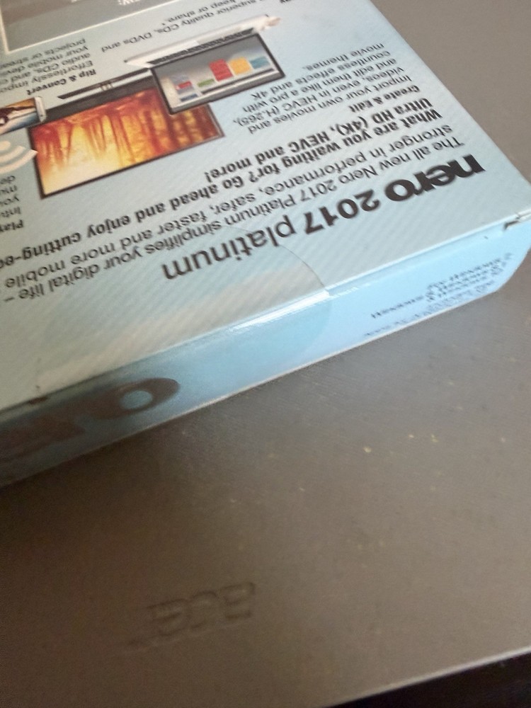 New In Box Unopened Nero Platinum 2017 Software