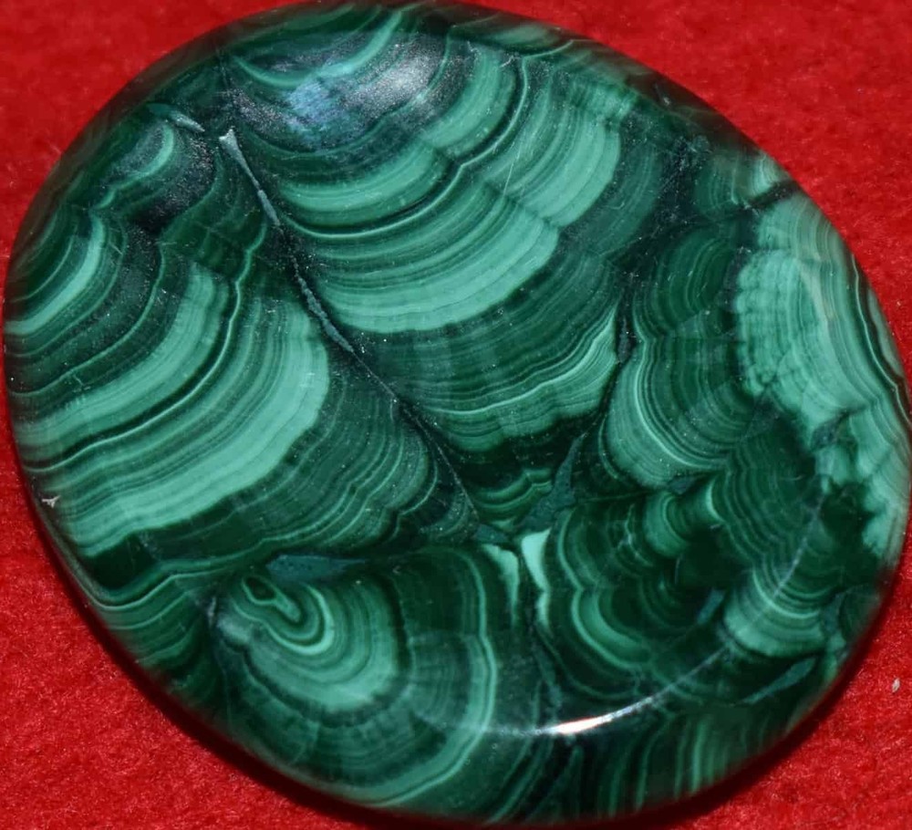 Malachite Worry Stone #12