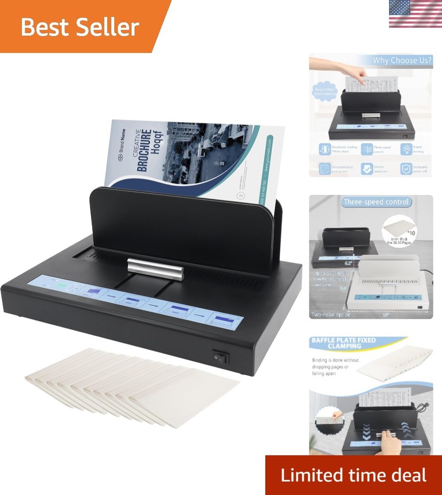 Professional Thermal Binding Machine 500 Sheets with Infrared Safety Features