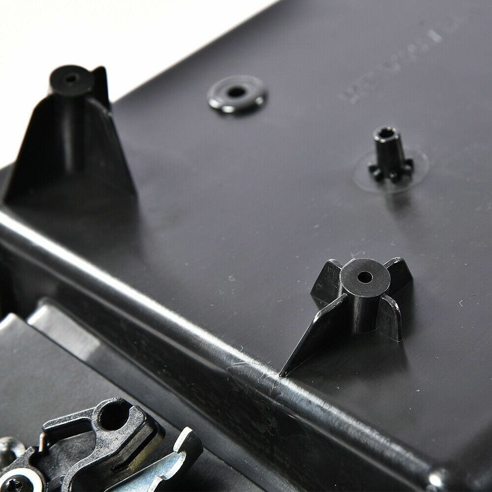 Fit For Ford E150 E250 E350 Rear Cargo Door Handle License Plate Bracket Black