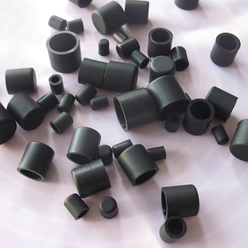White/Black Silicone Cap (U-shape) Thread Protection Sleeve 2.8mm - 24.7mm