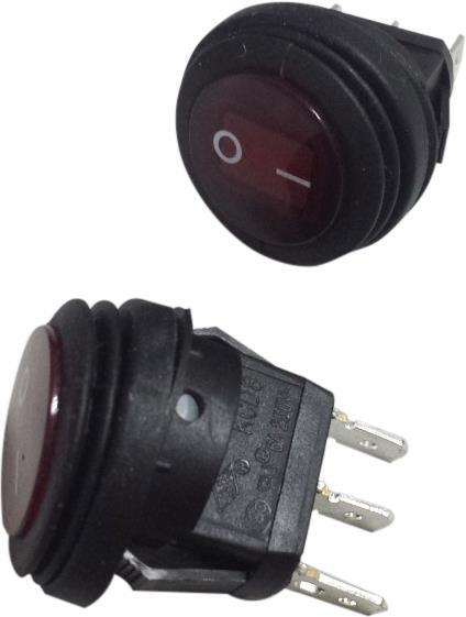 Round Rocker Switch