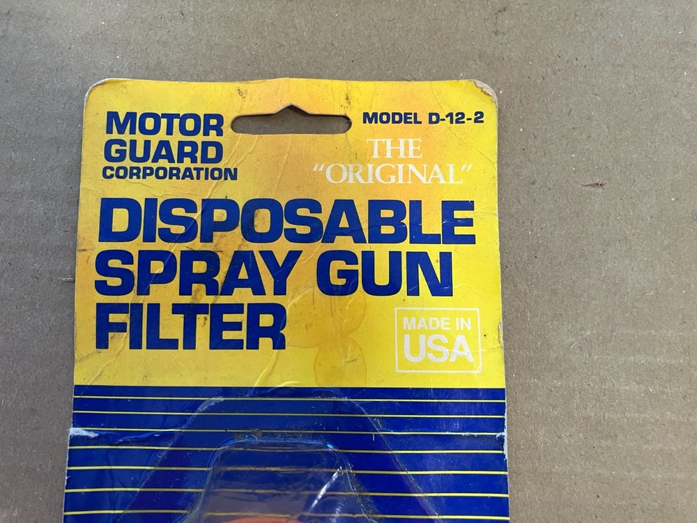 Disposable Spray Gun Filters(2) NOS
