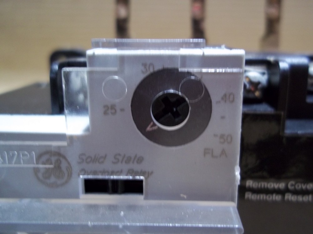 GE CR324DXJS Solid State Overload Relay 25-50A