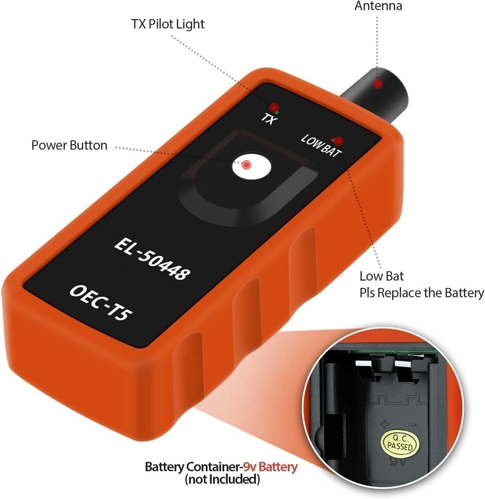 TPMS Tire Pressure Sensor Relearn Reset Programmer for Chevy Silverado Corvette