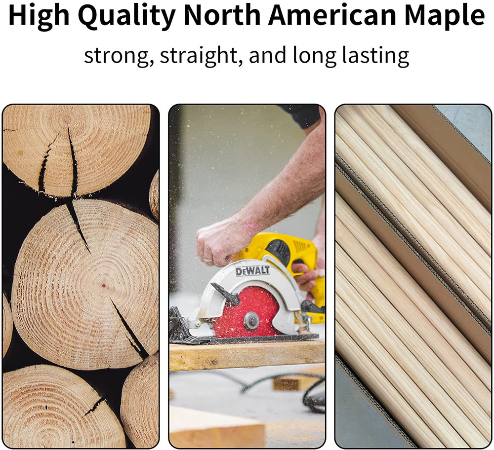 Drum Sticks, 2 Pair 5A Maple Drumsticks