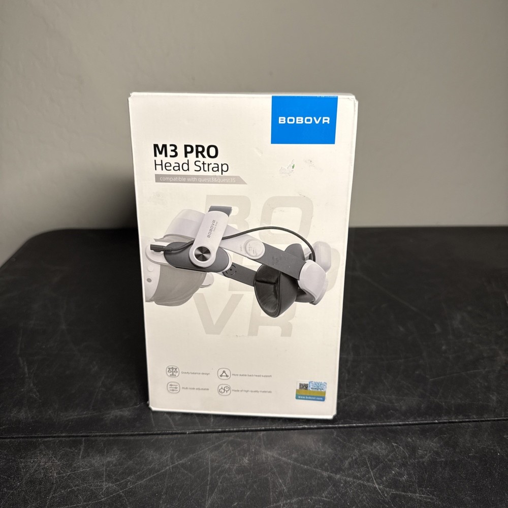 BOBOVR M3 Pro Head Strap Battery Combo Compatible with Meta Quest 3 Strap READ
