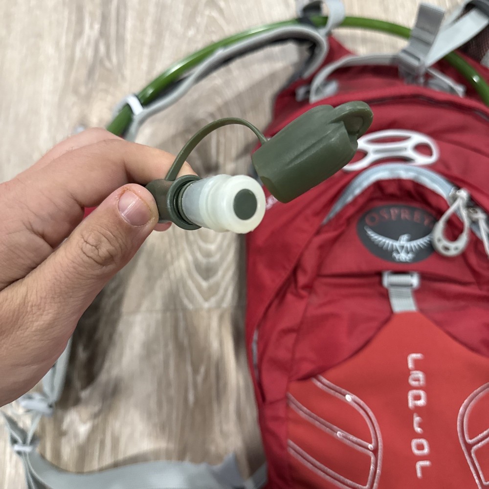 Osprey Raptor 6 Red Backpack With Bladder