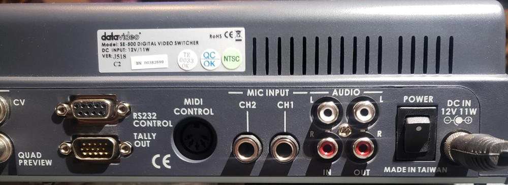 Datavideo SE-500 Digital Video Switcher