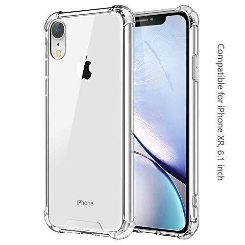 Case for iPhone XR, Shockproof Case, Clear, TPU+PC 2 in 1