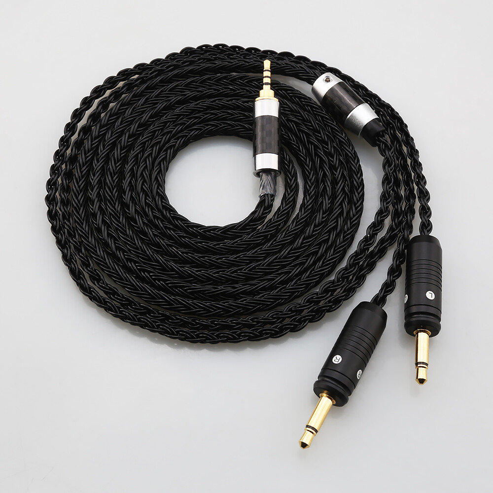 Silver Plated Headphone Cable For Clear Celestee NEW Focal ELEAR French Utopia