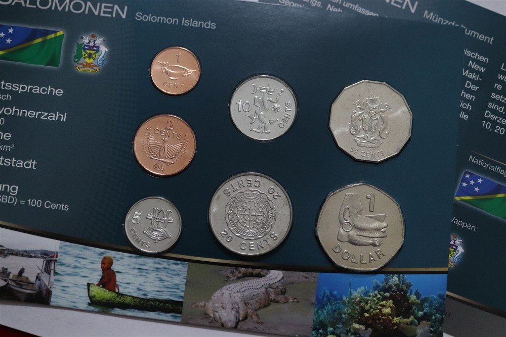 🧭 🇸🇧 SOLOMON ISLANDS MINT SET WITH COA B79 #96