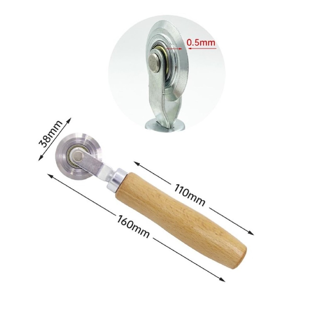 Box Resizer Cardboard Scoring Board Resizing Tool Thin silver