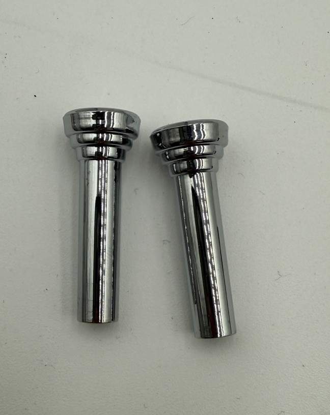 Pair Of 2 Pull Up Push Down Door Lock Rod Knobs Chrome