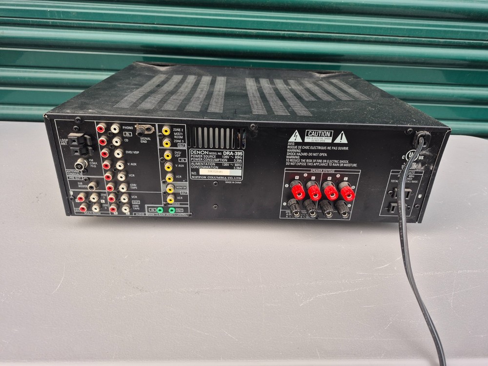 Denon DRA-395 Precision Audio Component/Stereo Receiver 120 W Power Tested