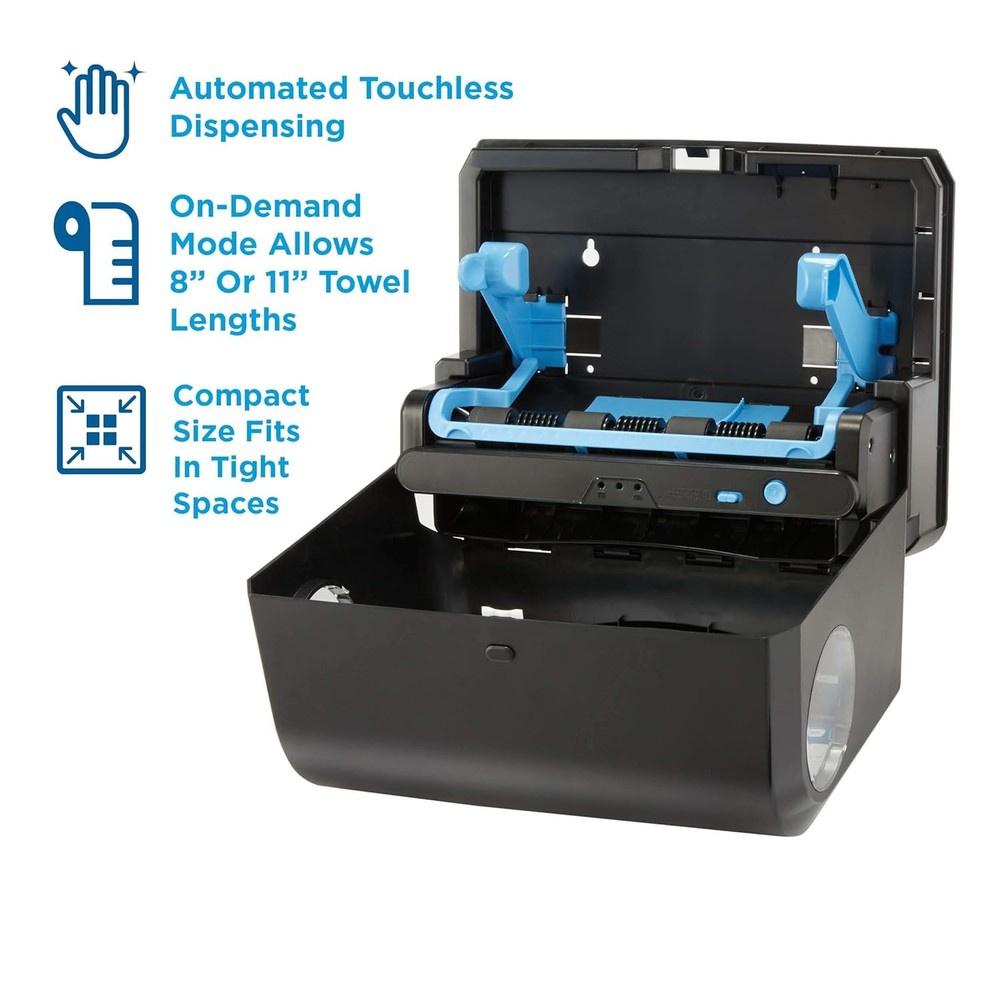 9" Mini Automatic Paper Towel Dispenser by GP PRO (), Black,