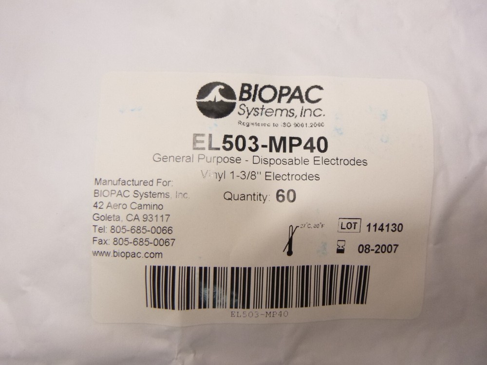 Biopac Systems Inc. BSL-ACCPACK BSL Accessory Pack