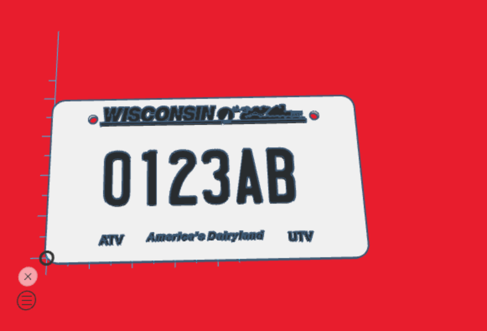 ATV/UTV Custom/Personalized License Plate