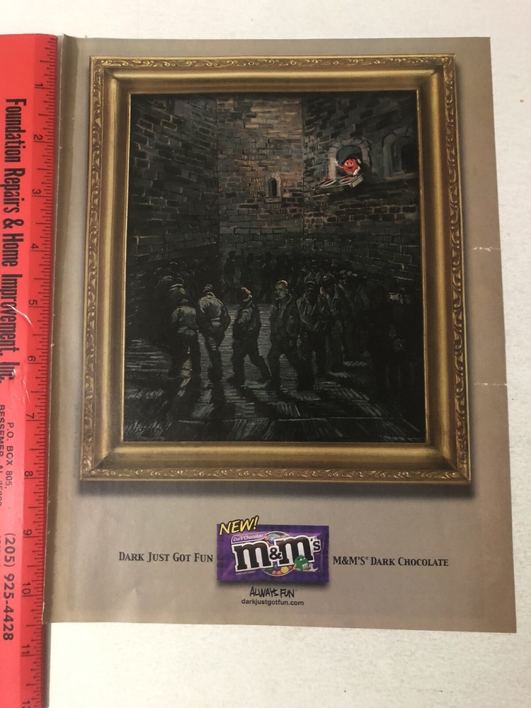 Dark Chocolate M&Ms Print Ad pa24