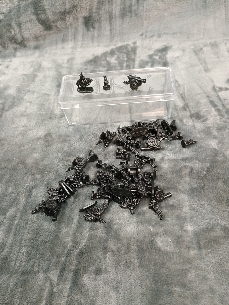 1993 Risk Board Game Replacement Game Pieces Units w/ Clear Boxes Pre-owned