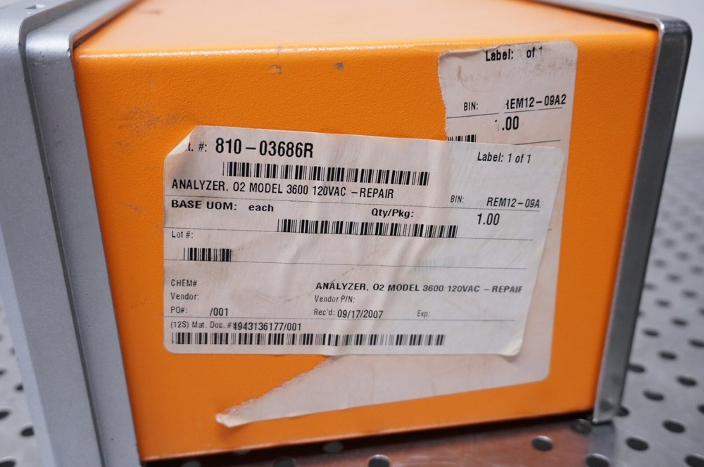 ORBISPHERE LABORATORIES ANALYZER 3600 For parts/repair untested
