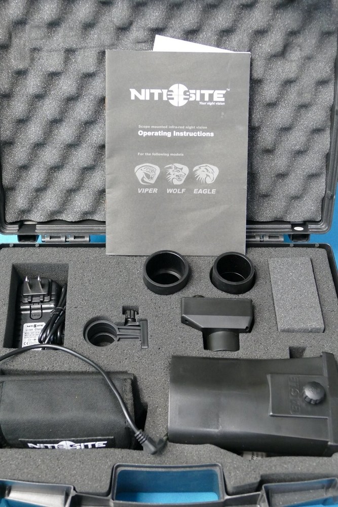 NiteSite Wolf 330 Yards Identification Range Scope Mounted Night Vision System f