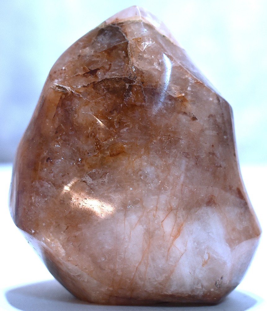 Beautiful Fire Quartz Flame 3.2"/390 Grams