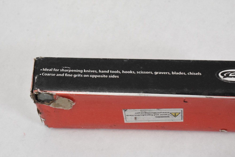 Aluminium Oxide Sharpening Stone Dual Grit Knife Sharpener Double Sided 2 Pack