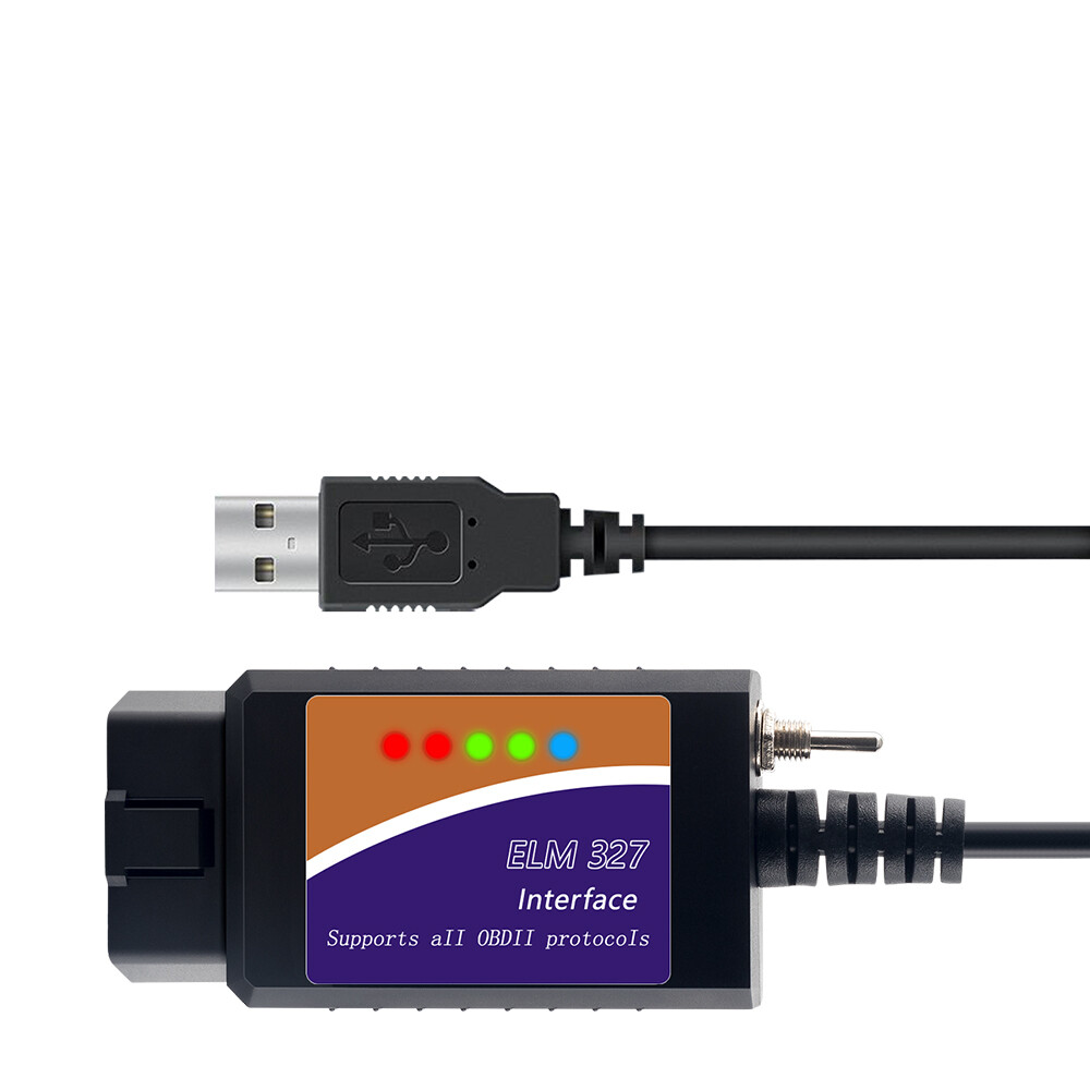 For Ford FORScan OBD2 Code Reader ELM327 V1.5 USB Modified Scanner HS/MS CAN US