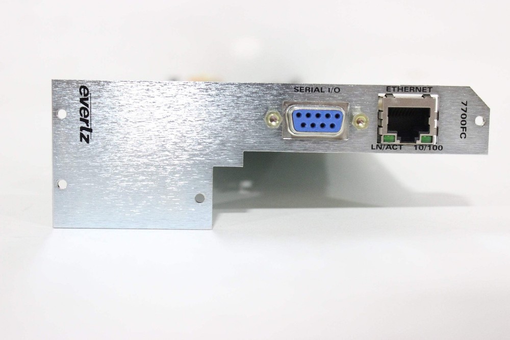 Evertz 7700FC Frame Controller Card w/ Backplane (1371-93)