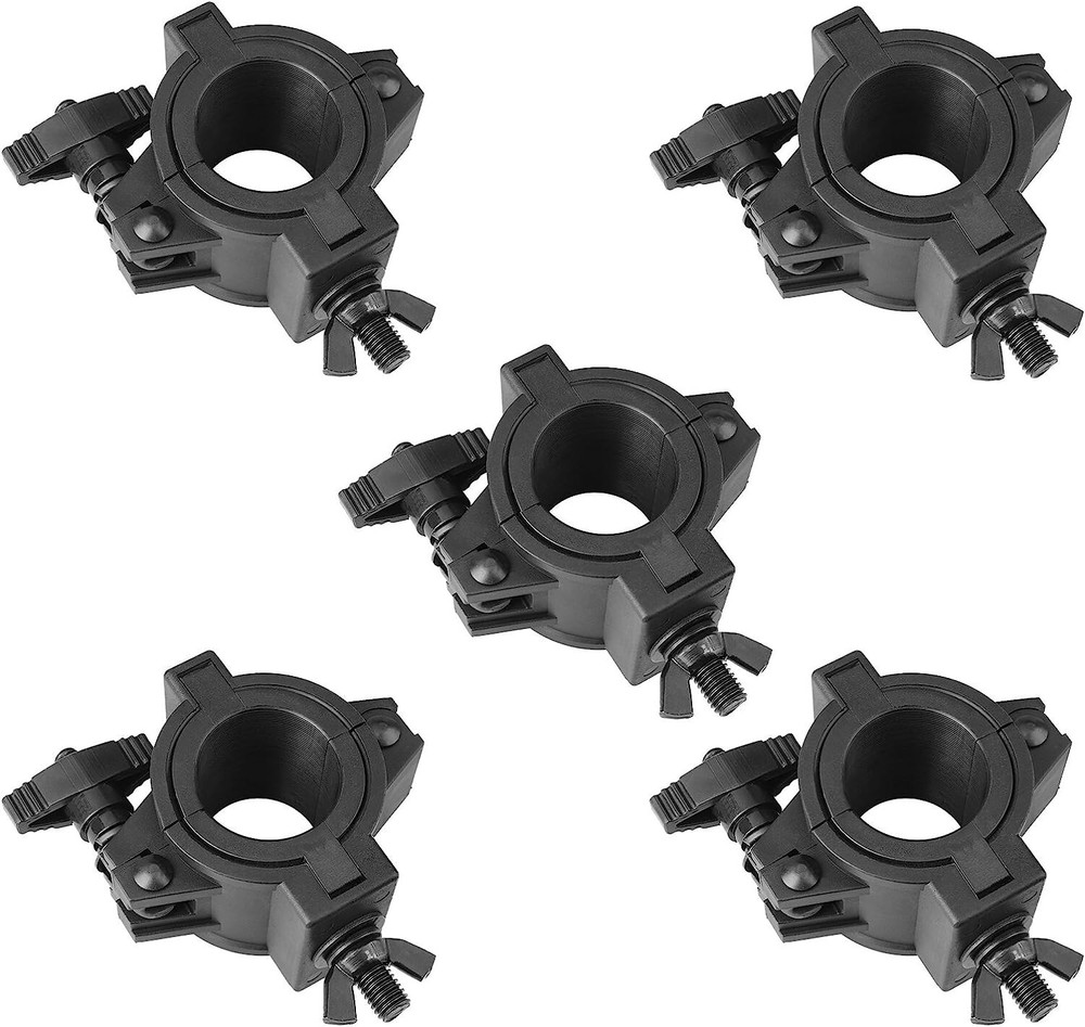 5 Pack Multipurpose Stage Light Clamps - DJ Lighting Products - Easy to Use