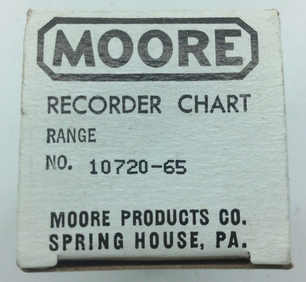 Moore Recording Chart 10720-65
