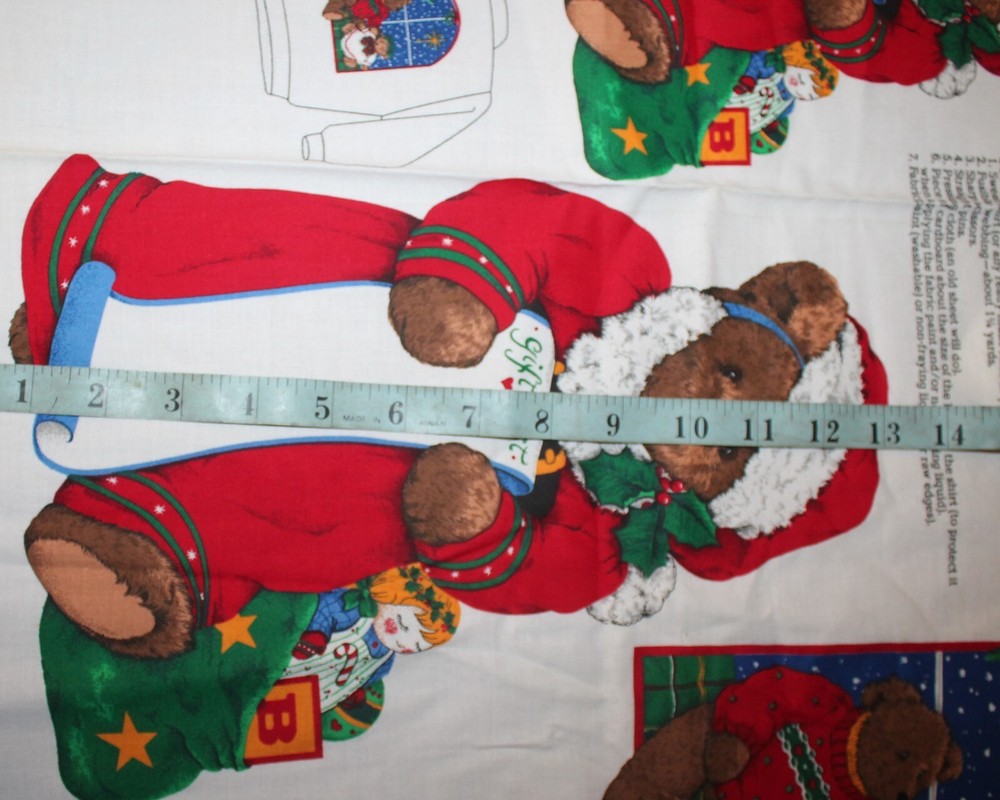 Jingle Bell Bear Appliques