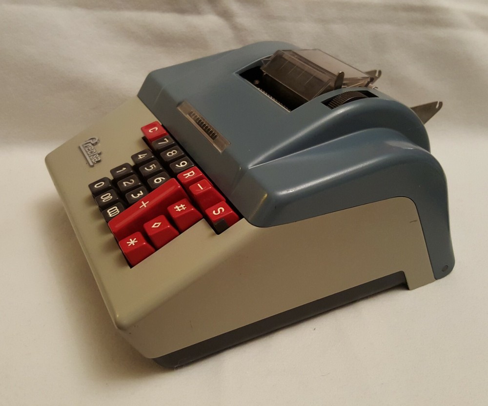 Precisa Mod.162-12 Calculator Adding Machine Made in Switzerland