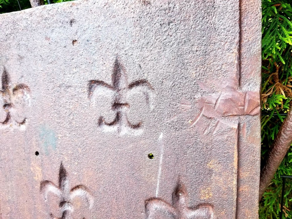 Antique Fleur-de-lis Forest Park Springfield Ma Chamber Panel C1890