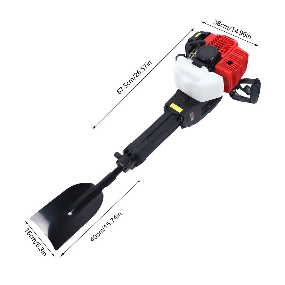 Handheld Trencher Digger Machine 52CC 2Stroke Garden Tree Digger Digging Machine