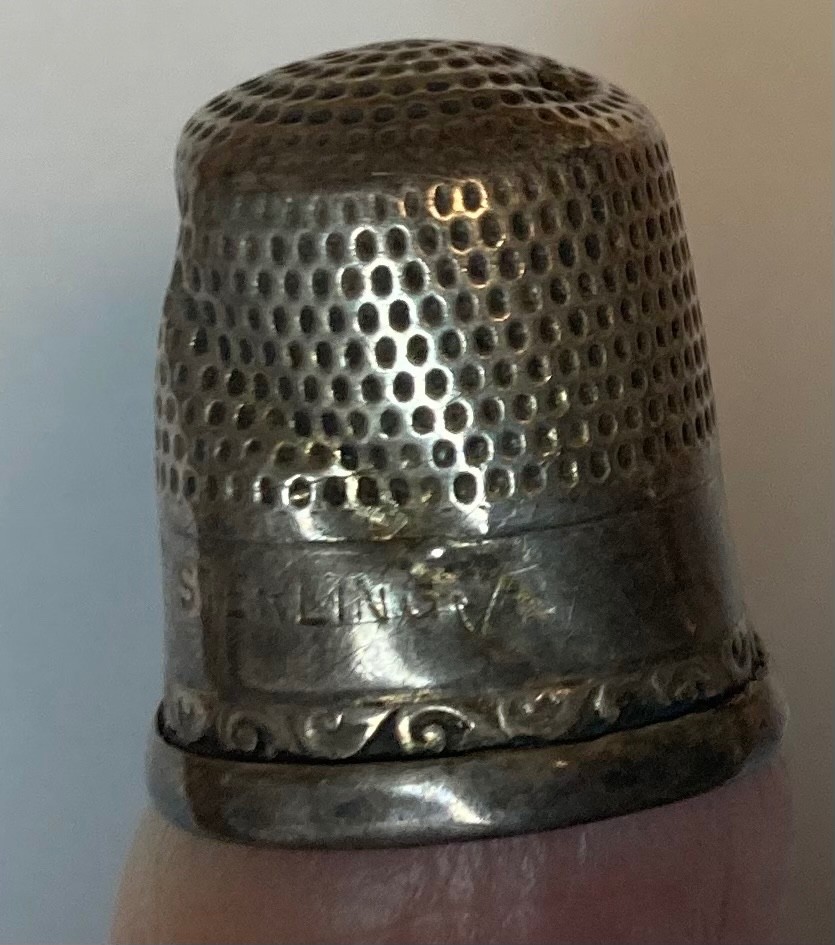 Sterling Silver Thimble No. 10