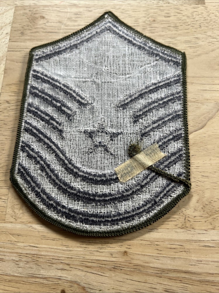 US Air Force Master Sergeant Chevron Patch
