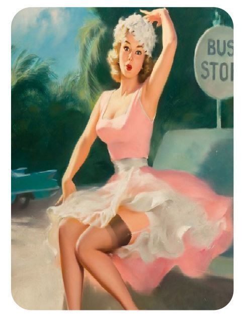 Pinup Girl Sticker Decal