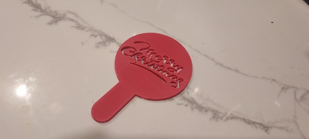 Christmas Coffee Topper Template Set (5)